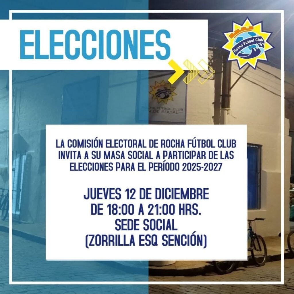 Elecciones Rocha Futbol Club